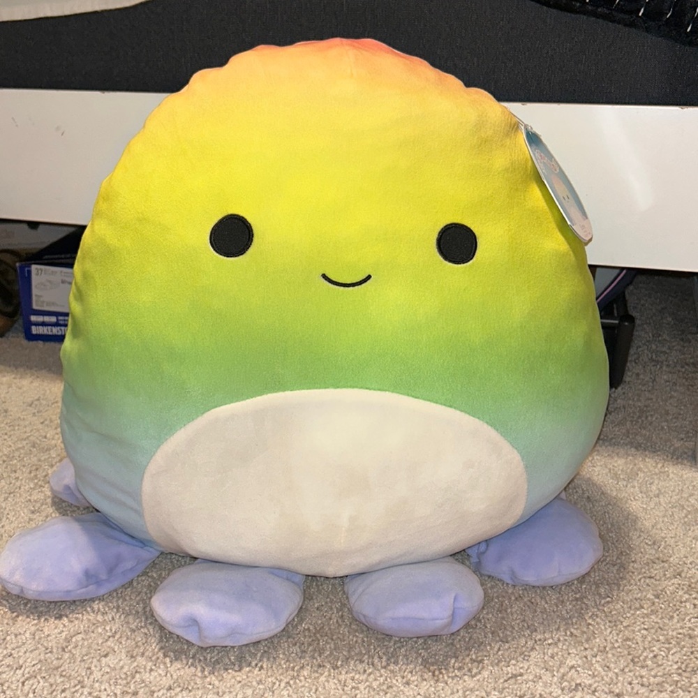🌈NWT!🌈 Squishmallows 24” Jumbo Elodie the Octopus Hang/Bottom Tags Attached!​